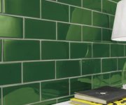 Obklad Aleluia Urban Atelier Verde Garrafa 6,7x14 - zelená