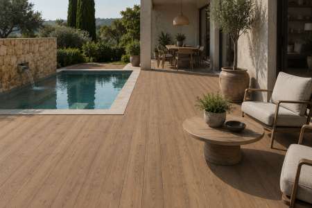 Terasa s dlažbou Gardenia Just Mix Brown Light