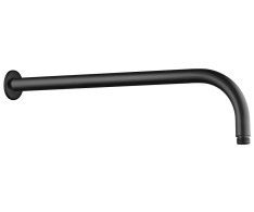 Aqualine Sprchové Ramínko Kulaté, 405mm, černá Mat