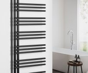 Aqualine Poseidon Otopné Těleso 550x1340mm, černá Mat