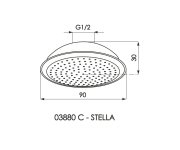 Pevné Rameno Sprchy * 3/4" S Růžicí 00860-34
