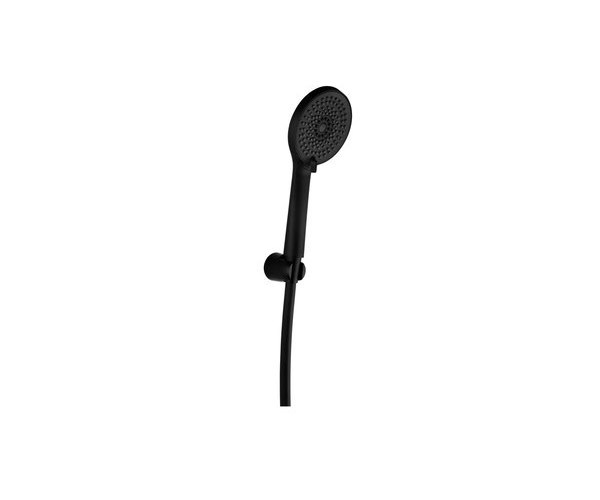 Varone-set, Sprchový Set, černý Mat (4-polohová Ruční Sprcha, Plastová Hadice 1500m