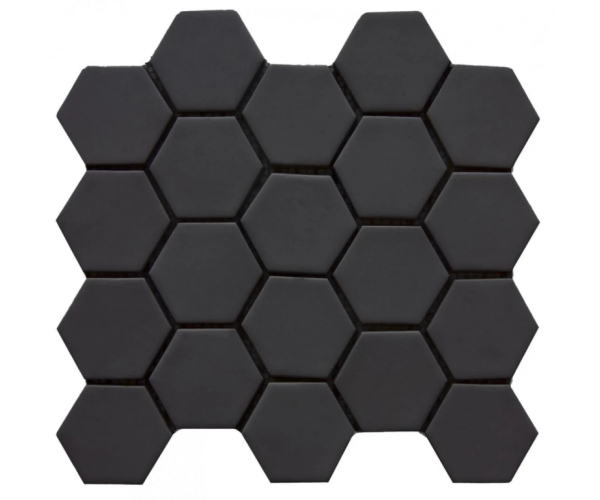 Mozaika Tonalite Geomat Mosaico Lavagna  26x28 - antracitová