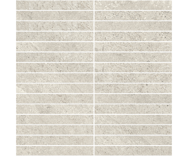 Mozaika jako kámen Sant Agostino Bergstone Plus Pearl 30x30 Nat. Rett. - šedá