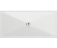 Gsi Keramická Sprchová Vanička, Obdélník 170x80x2cm, Bílá Mat
