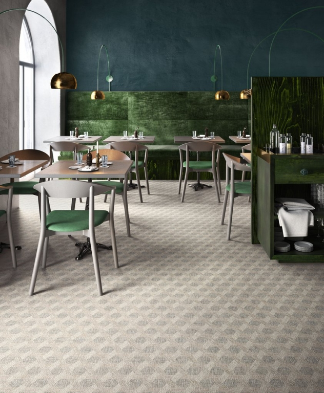 Realizace Dlažba vhodná do Restaurace se zajímavým dekorem Sant Agostino Fineart
