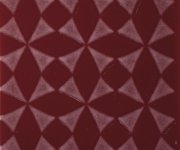 Vzorovaný dekor Aleluia Urban Atelier Decor Glam Sangue 10x10 - vínová
