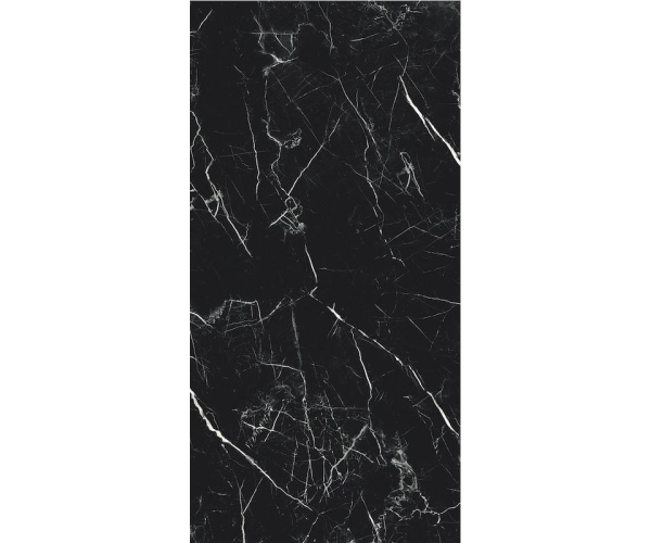 Dlažba jako mramor Fioranese Marmorea Port Laurent effect 60x120 Luc. Rett. - černá