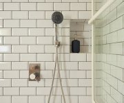 Sapho Minimal Podomítková Sprchová Baterie, 2 Výstupy, Nerez Mat