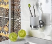 Sapho X-steel Sklenka, Mléčné Sklo, Nerez Mat