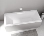 Polysan Cascata Obdélníková Vana 185x85x45cm, Kaskáda Bílá