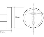 Sapho X-round White Háček, Bílá Mat