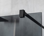 Gelco Vario Black Jednodílná Sprchová Zástěna K Instalaci Ke Stěně, Matné Sklo, 900 Mm