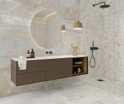 Dlažba jako kov Navarti Oxyde Blanc 120x120 Matt. Rett.