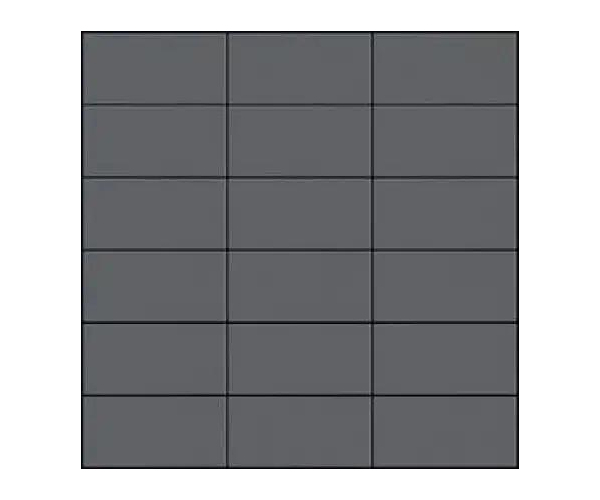 Mozaika Appiani Seta Fumo 30x30 (5x10) Matt. - antracitová