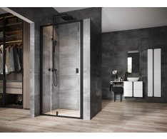 Sprchové dveře Nexty NDOP2 - NDOP2 120, černá+transparent