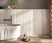 Obklad jako kámen Bottega Blend Milled White 60x120 Nat. Rett. - bílá