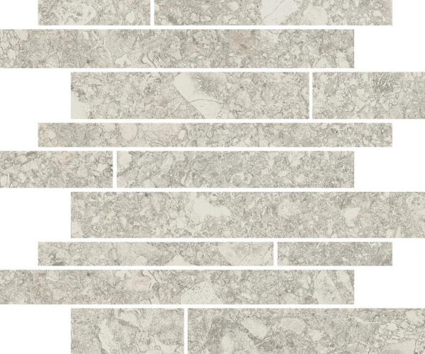 Mozaika jako terrazzo Mirage NORR Melk RR04 Portnoy 30x30 Nat. - šedá