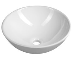 Aqualine Keramické Umyvadlo Na Desku, ø 40cm, Bílá