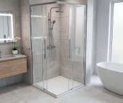 Gelco Luxor čtvercový Sprchový Kout 900x900mm, Rohový Vstup