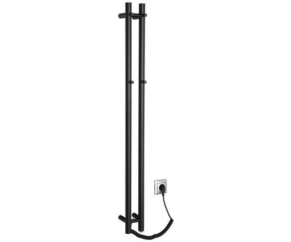 Sapho Papinado Elektrický Sušák Ručníků 109x1200mm, 40w, černá Mat