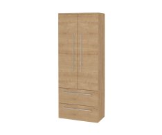 Mereo Bino, Koupelnová Skříňka Vysoká, Dvojitá 163 Cm, Dub Arlington