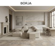 Retro dlažba Borja RusNatCer Renoir Terra Rombo 44,7x44,7 - béžová (skladem)