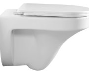 Aqualine Denica Závěsná Wc Mísa, Vortex Rimless, 36x52cm, Bílá