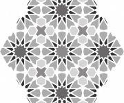 Retro dlažba Codicer Kasbah Mix Grey 22x25 Hexagonal