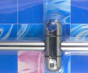 Sprchová Tyč S Nastavitelnou Roztečí, Průměr 25 Mm, Délka 76 Cm, Chrom - No-drill - Blistr 04258CBL