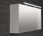 Sapho Cloe Galerka S Led Osvětlením 100x50x18cm, Bílá