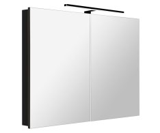 Sapho Greta Galerka S Led Osvětlením, 101x70x14cm, černá Mat