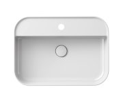 Umyvadlo Ceramic Slim Shelf R - Umyvadlo Ceramic Slim Shelf R 55, s otvorem pro baterii, s přepadem, bílá XJX01155005
