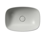 Gsi Nubes Keramické Umyvadlo Na Desku 50x35cm, Cenere Mat