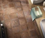 Dlažba jako cihla APE Menorca Terra 20x20 - cihlová