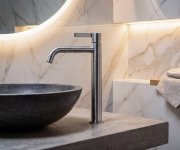 Sapho Iconic Stojánková Umyvadlová Baterie Vysoká, Gun Metal
