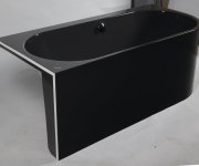 Polysan Astra L Monolith Asymetrická Vana 160x75x60cm, šedá