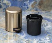 Gedy Potty Odpadkový Koš 3l, Soft Close, Zlato Mat