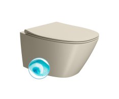 Gsi Modo Závěsná Wc Mísa, Swirlflush, 37x54cm, Creta Dual-mat