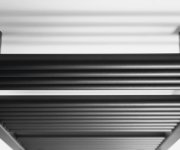 Aqualine Direct Otopné Těleso S Bočním Připojením 450x960mm, černá Mat