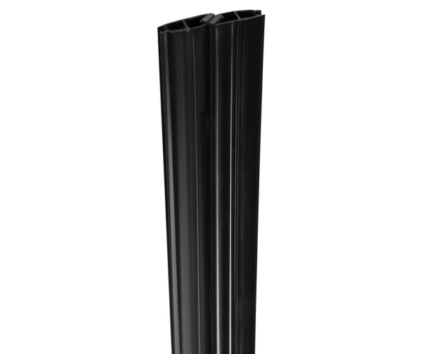 Polysan Set Magnetických Těsnění 45°pro Sklo 6/6mm, 2000mm, černá (2ks)