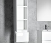 Aqualine Paneda Skříňka Vysoká 35x165x31cm, Levá/pravá, Bílá