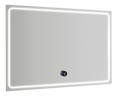 Sapho Gemini Zrcadlo S Led Osvětlením 100x70cm, Chytré Funkce