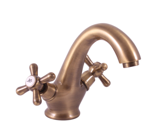 Umyvadlová baterie bez výpusti MORAVA RETRO Stará mosaz (Bronz) 1/2" MK128.5SM