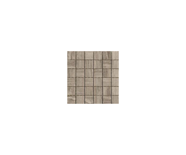Mozaika jako kámen Coem Wide Gress++ Versatile Deco Vein Mosaico 5x5 Argilla 30,2x30,2 Natt. Rett. - šedá