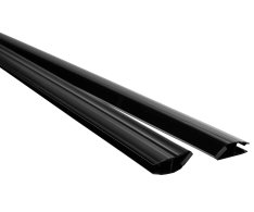Polysan Easy Black Set Magnetických Těsnění 45°pro Sklo 6/6mm, 1900mm (2ks)