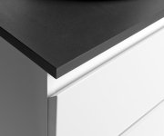 Aqualine Altair Skříňka S Deskou 68 Cm, Bílá/antracit Břidlice
