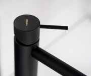 Sapho Ultrasan Stojánková Umyvadlová Baterie Střední, černá Mat