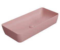 Gsi Nubes Keramické Umyvadlo Na Desku 80x40cm, Blush Mat