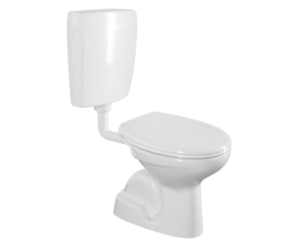 Creavit Wc Kombi, Dvojtlačítko 4,5/6l, Spodní Odpad, Bílá